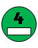 Plakette gruen